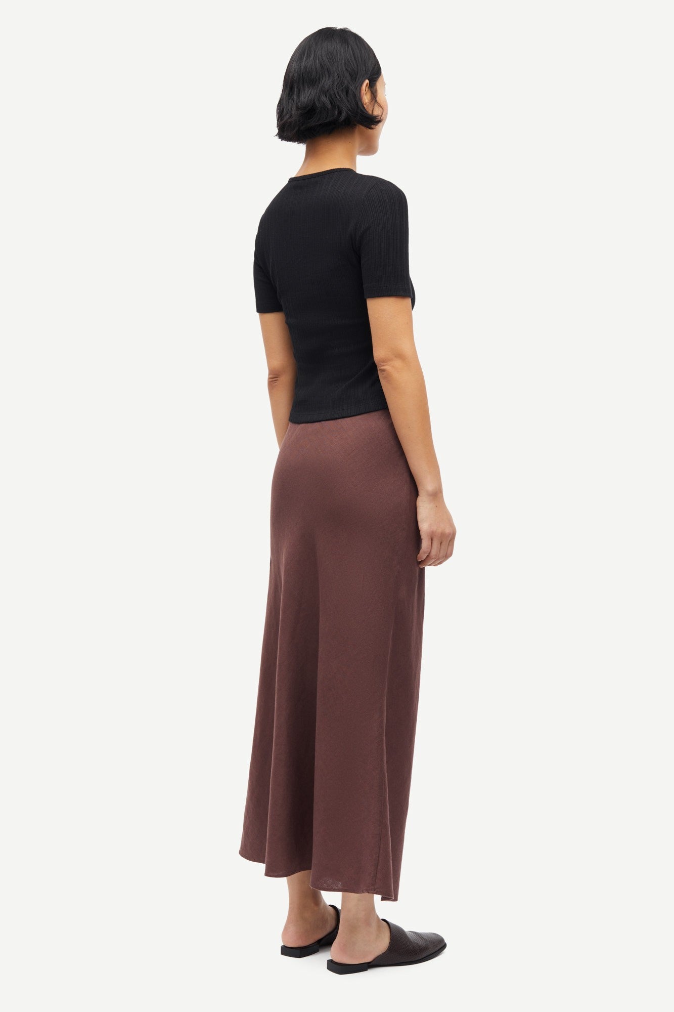 Dark Slate Gray חולצה קצרה לנשים Sajuni SAMSOE SAMSOE