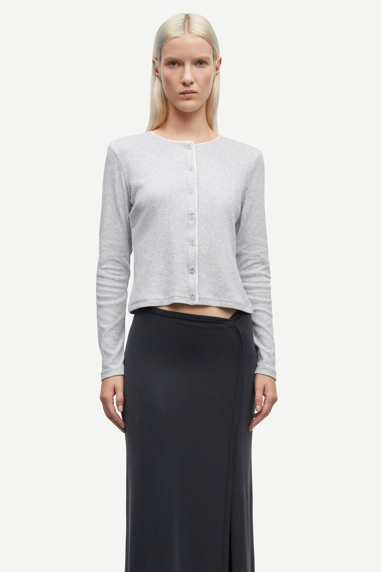 Dark Slate Gray קרדיגן לנשים Sajune SAMSOE SAMSOE