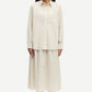 Light Gray חולצה מכופתרת ארוכה לנשים Salova Pocket SAMSOE SAMSOE