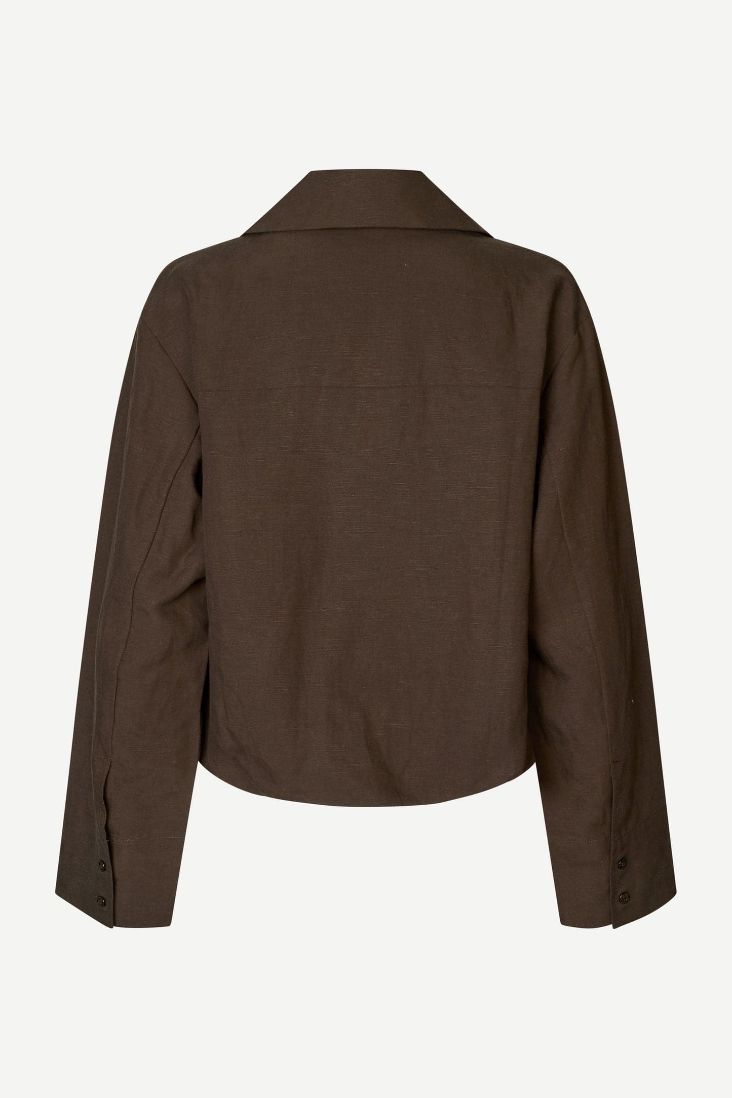 Dark Slate Gray חולצה מכופתרת לנשים Sadaphne Shirt 15262 SAMSOE SAMSOE