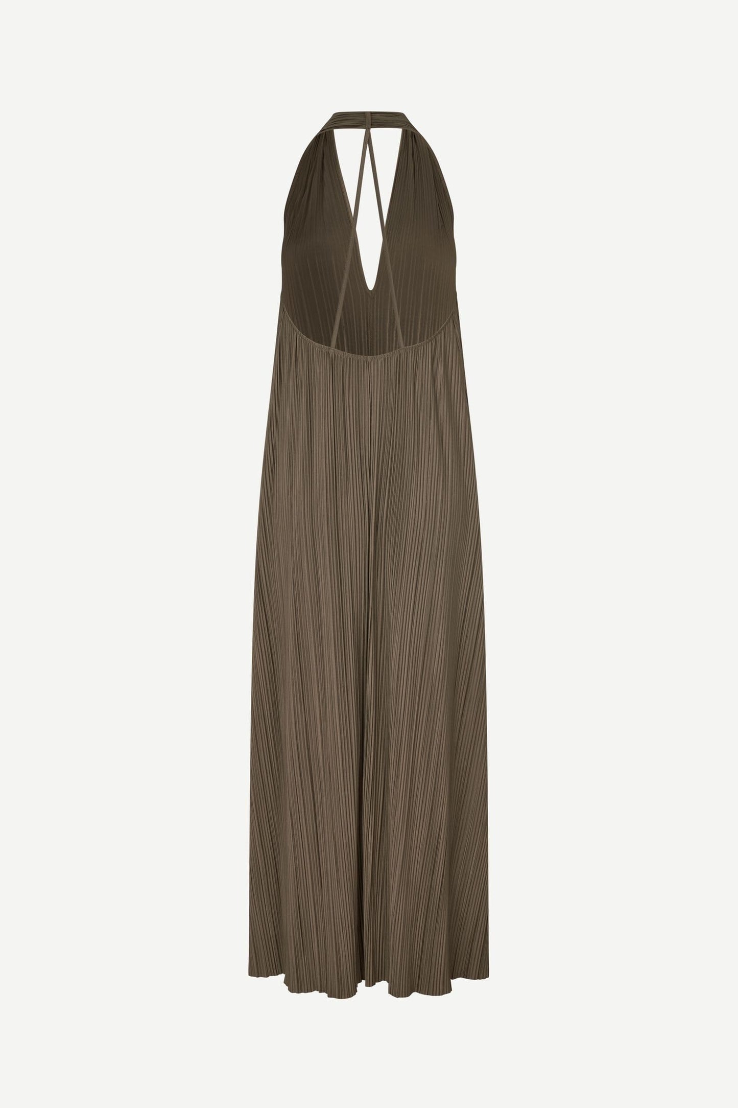Dark Olive Green שמלת מקסי לנשים Sacille SAMSOE SAMSOE