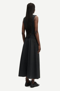 Black חצאית מקסי לנשים Sathea SAMSOE SAMSOE