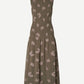 Dark Olive Green שמלת מקסי לנשים Safrida SAMSOE SAMSOE