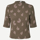 Dark Olive Green חולצה קצרה לנשים Safrida SAMSOE SAMSOE