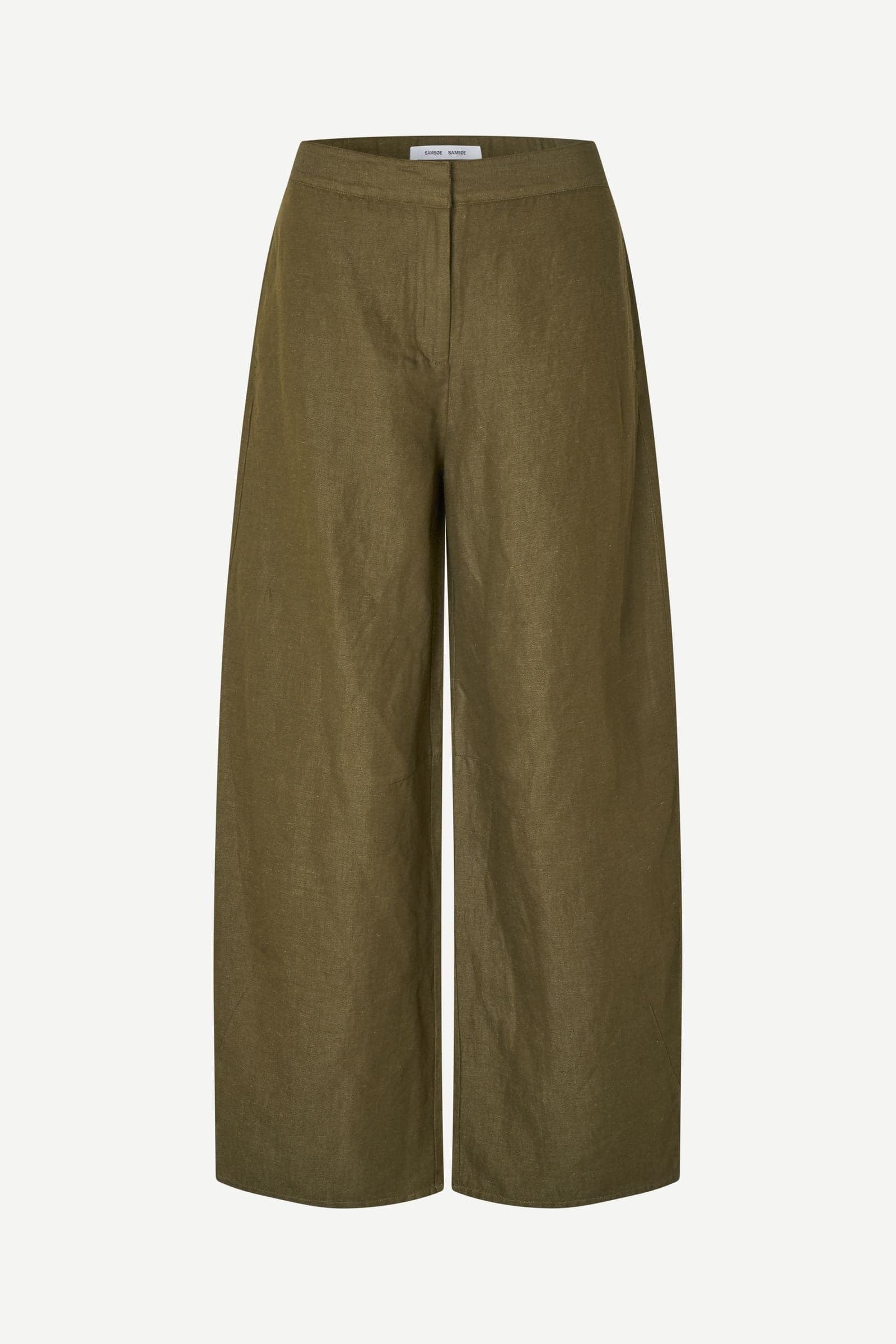 Dark Olive Green מכנסיים ארוכים לנשים Sarokos SAMSOE SAMSOE