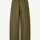 Dark Olive Green מכנסיים ארוכים לנשים Sarokos SAMSOE SAMSOE