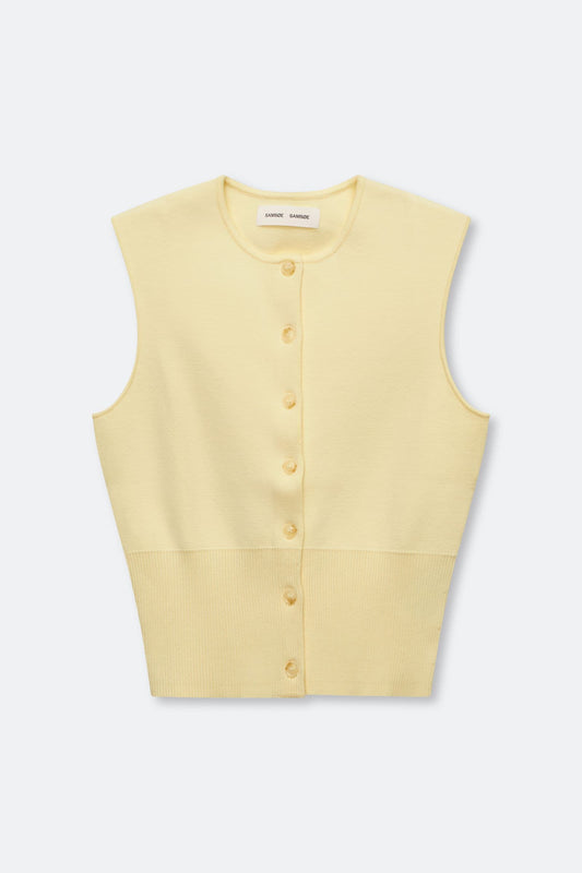 Pale Goldenrod ווסט לנשים Saanne SAMSOE SAMSOE
