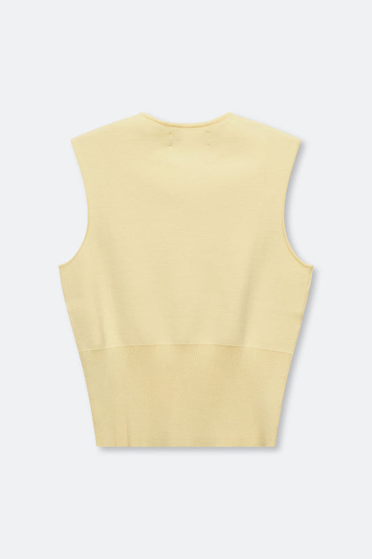 Pale Goldenrod ווסט לנשים Saanne SAMSOE SAMSOE