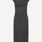 Dark Slate Gray שמלת מיני לנשים Sasusanna SAMSOE SAMSOE