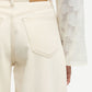 Antique White ג׳ינס ארוך לנשים Saveyra 16017 - Loose Fit SAMSOE SAMSOE