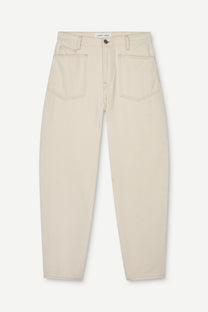 Light Gray ג׳ינס ארוך לנשים Saveyra 16017 - Loose Fit SAMSOE SAMSOE