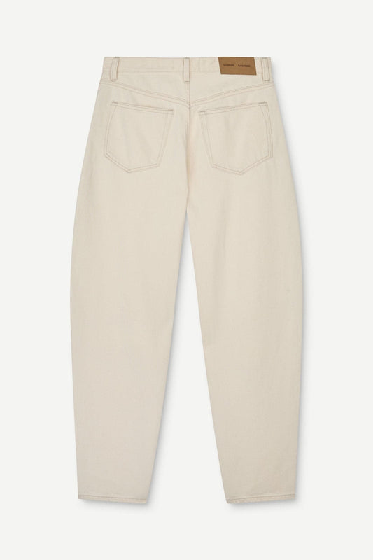 Light Gray ג׳ינס ארוך לנשים Saveyra 16017 - Loose Fit SAMSOE SAMSOE