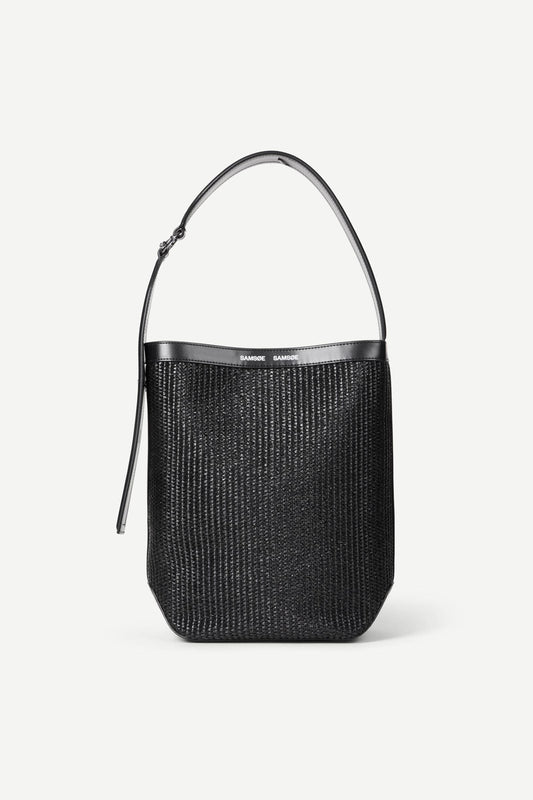 White Smoke תיק באקט לנשים Saelmegade Bucket Bag 16029 SAMSOE SAMSOE