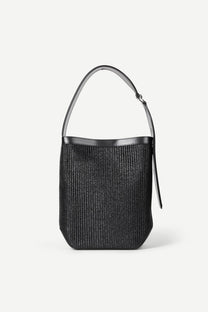 White Smoke תיק באקט לנשים Saelmegade Bucket Bag 16029 SAMSOE SAMSOE