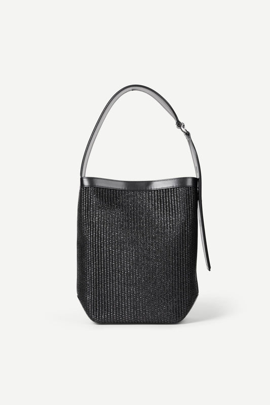 White Smoke תיק באקט לנשים Saelmegade Bucket Bag 16029 SAMSOE SAMSOE