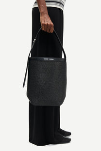 Dark Slate Gray תיק באקט לנשים Saelmegade Bucket Bag 16029 SAMSOE SAMSOE