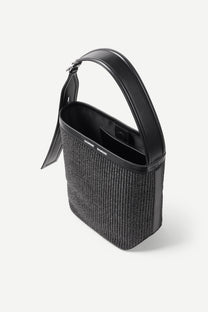 White Smoke תיק באקט לנשים Saelmegade Bucket Bag 16029 SAMSOE SAMSOE