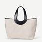 White Smoke תיק חוף גדול לנשים Saberta Beach Bag 16032 SAMSOE SAMSOE