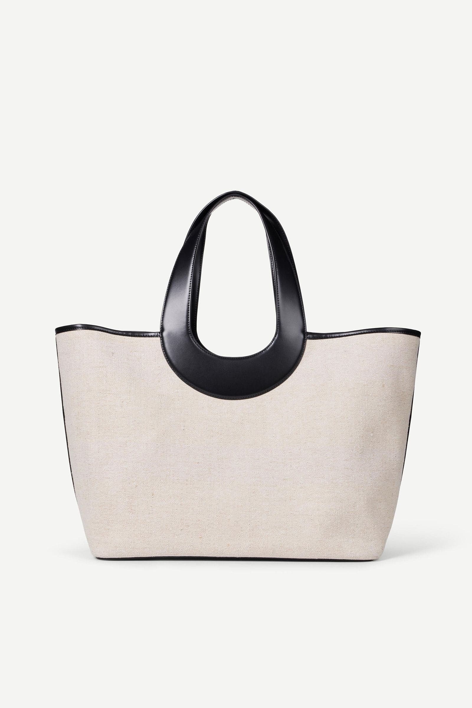 White Smoke תיק חוף גדול לנשים Saberta Beach Bag 16032 SAMSOE SAMSOE