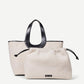 White Smoke תיק חוף גדול לנשים Saberta Beach Bag 16032 SAMSOE SAMSOE