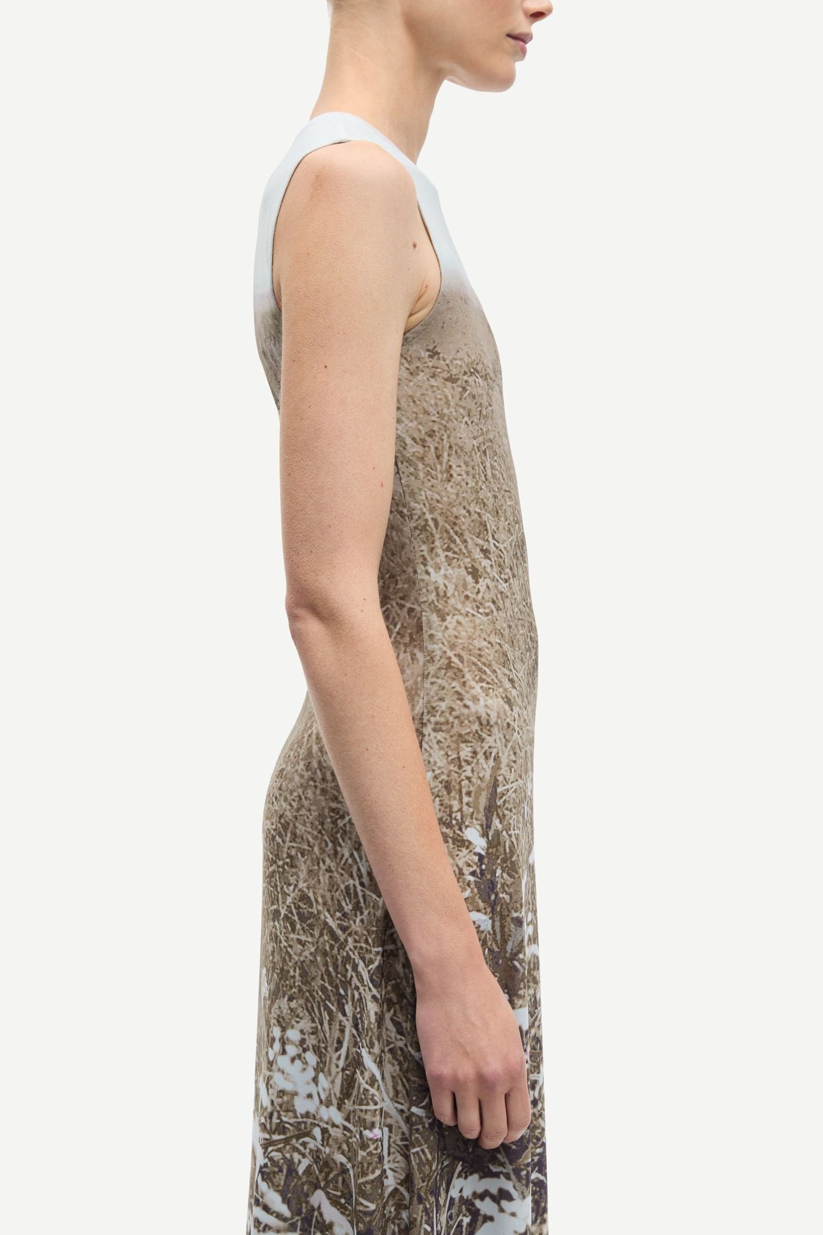 White Smoke שמלת מידי לנשים Saangel Dress 16044 SAMSOE SAMSOE