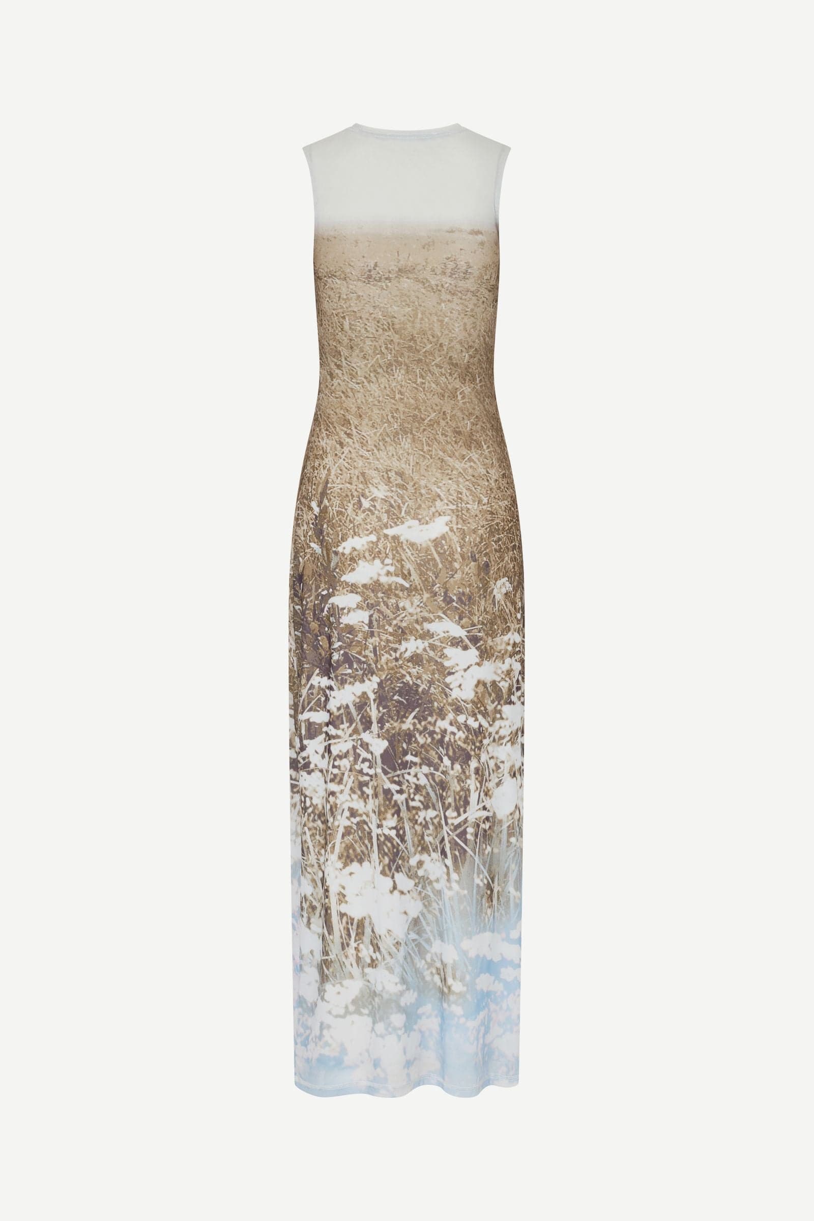 Dark Gray שמלת מידי לנשים Saangel Dress 16044 SAMSOE SAMSOE