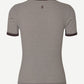 Light Slate Gray טי שירט קצרה לנשים Salinas 7542 SAMSOE SAMSOE
