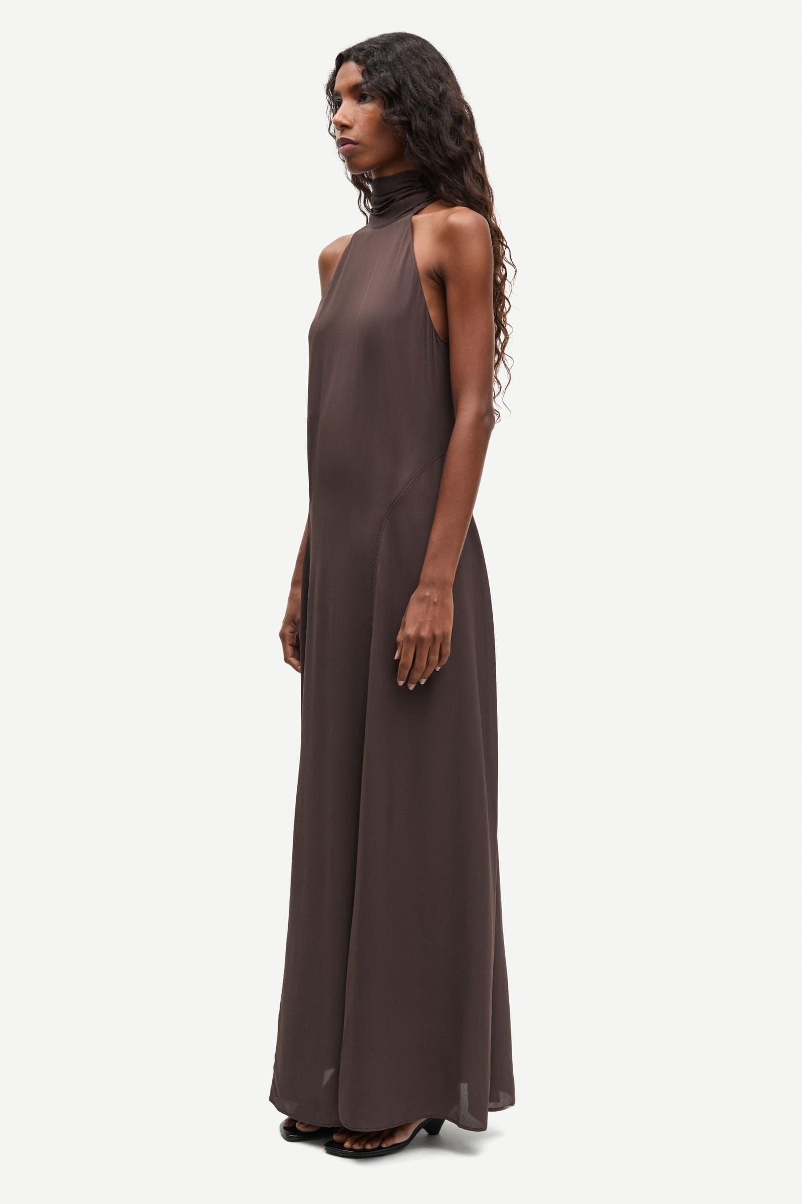 Dark Slate Gray שמלת מידי לנשים Saniva Dress 15932 SAMSOE SAMSOE