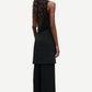 Black שמלת מיני לנשים Satina Short Dress 16061 SAMSOE SAMSOE