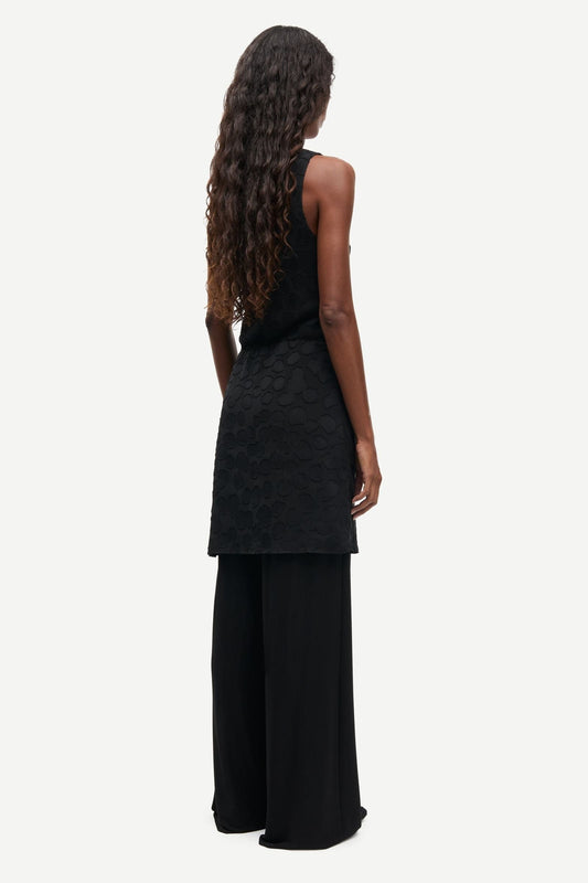 Black שמלת מיני לנשים Satina Short Dress 16061 SAMSOE SAMSOE