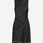 Dark Slate Gray שמלת מיני לנשים Satina Short Dress 16061 SAMSOE SAMSOE