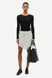 White Smoke חצאית מיני לנשים Saiben Skirt 16060 SAMSOE SAMSOE