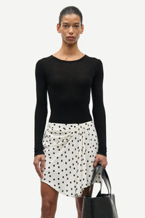 White Smoke חצאית מיני לנשים Saiben Skirt 16060 SAMSOE SAMSOE
