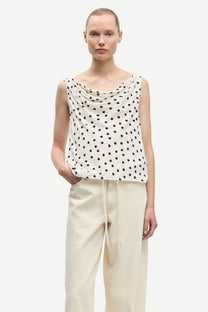 Light Gray גופיית נשים Sapoppy Top 16060 SAMSOE SAMSOE