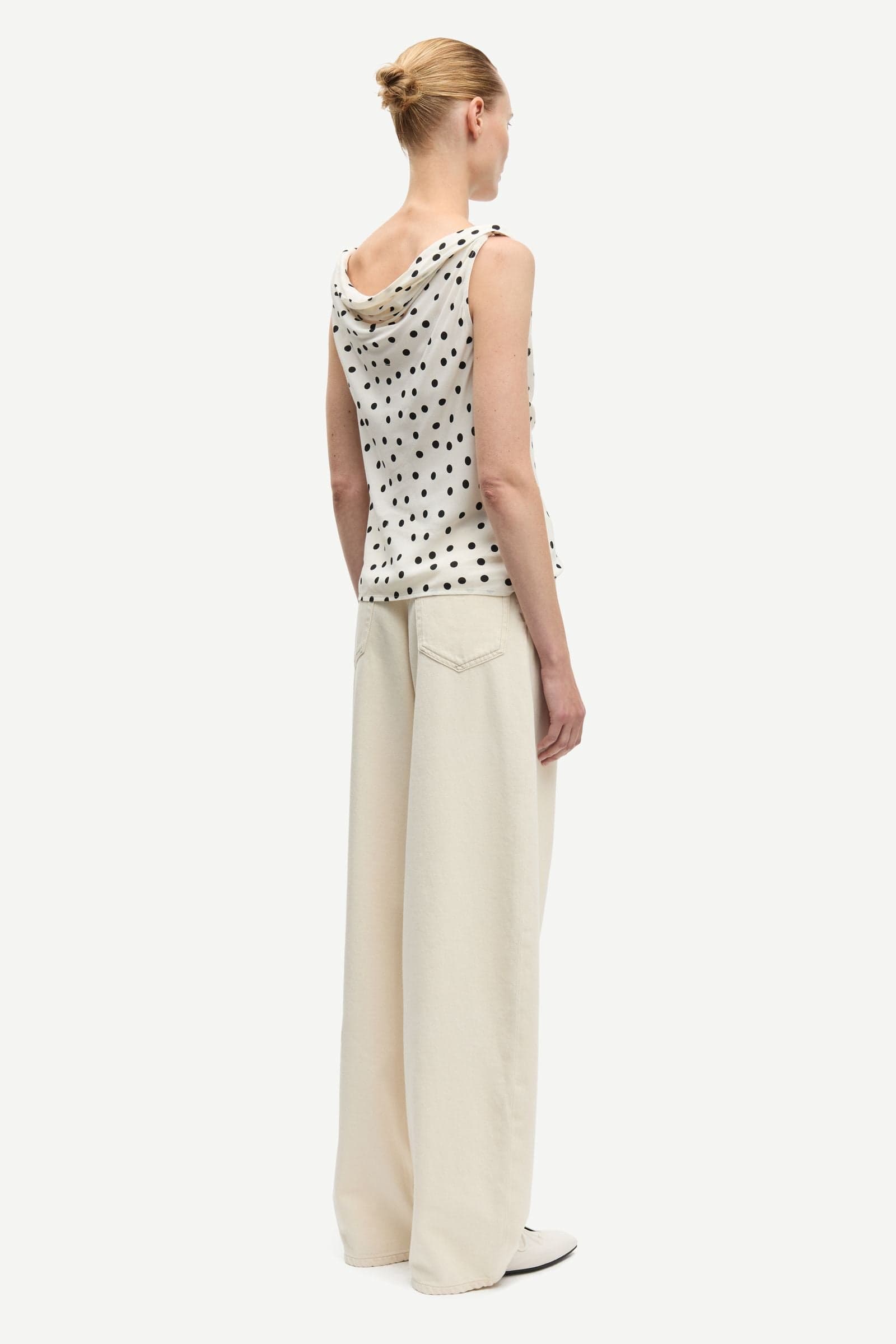 Gray גופיית נשים Sapoppy Top 16060 SAMSOE SAMSOE