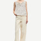 Light Gray גופיית נשים Sapoppy Top 16060 SAMSOE SAMSOE