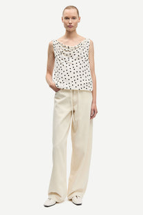 Light Gray גופיית נשים Sapoppy Top 16060 SAMSOE SAMSOE