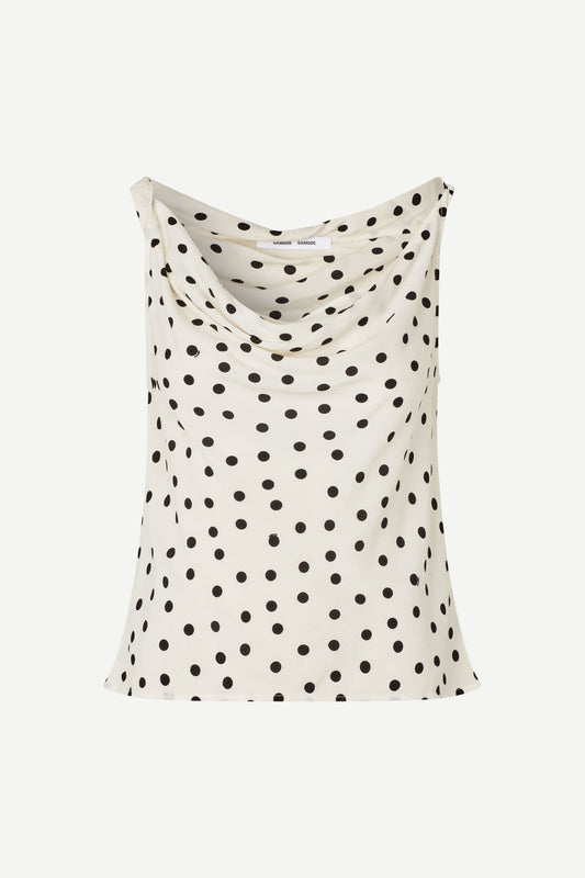 Antique White גופיית נשים Sapoppy Top 16060 SAMSOE SAMSOE
