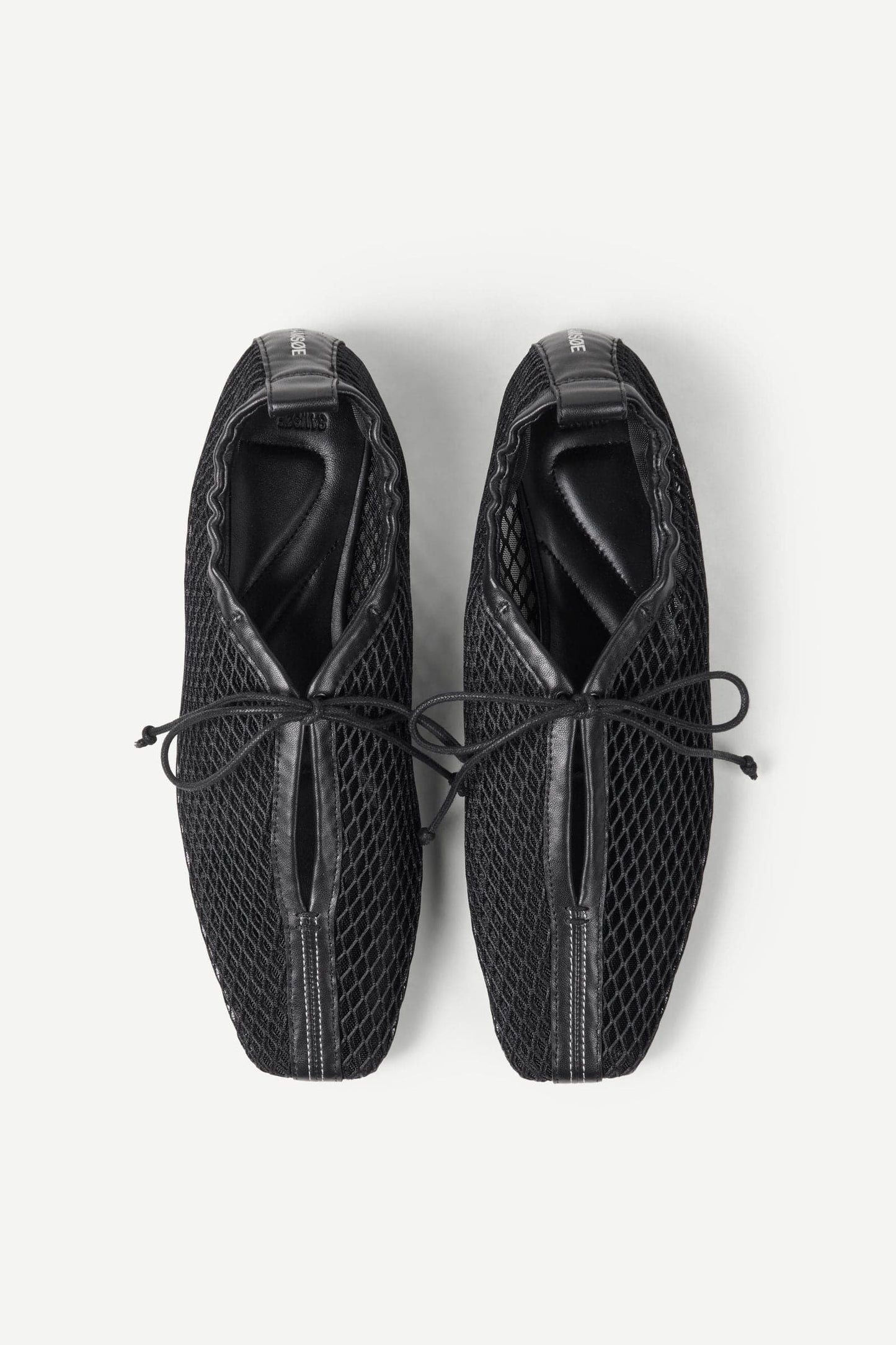 Dark Slate Gray נעלי בלרינה לנשים Salilli Laced Ballerina 16033 SAMSOE SAMSOE