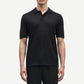Black פולו סריג קצר לגברים Sarowan Knit Polo 15477 SAMSOE SAMSOE