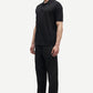 Black פולו סריג קצר לגברים Sarowan Knit Polo 15477 SAMSOE SAMSOE