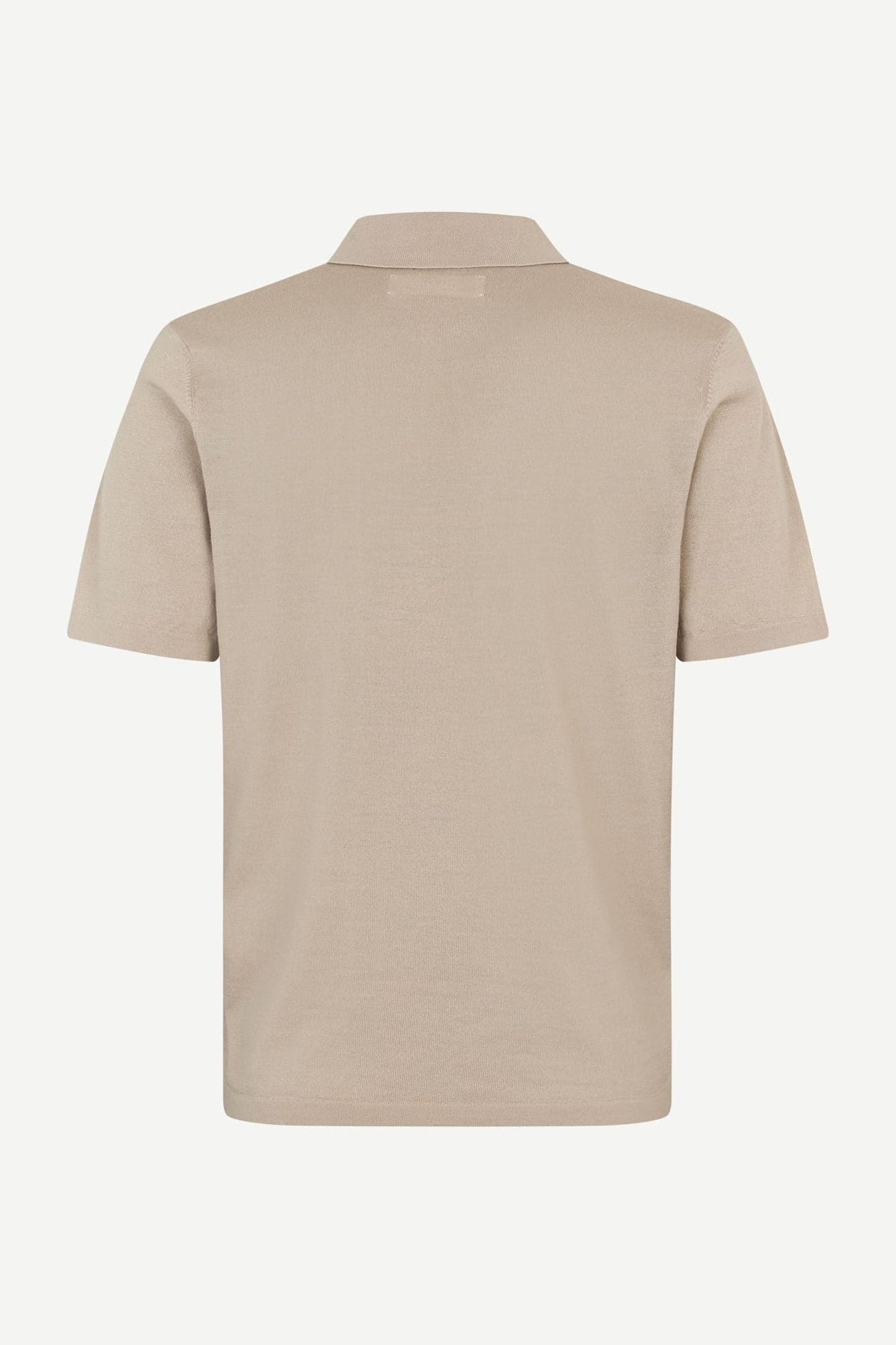 Gray פולו סריג קצר לגברים Sarowan Knit Polo 15477 SAMSOE SAMSOE