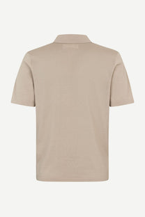 Gray פולו סריג קצר לגברים Sarowan Knit Polo 15477 SAMSOE SAMSOE