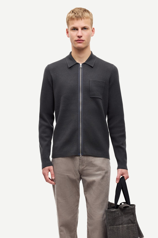 White Smoke ג'קט לגברים Guna X Zip SAMSOE SAMSOE