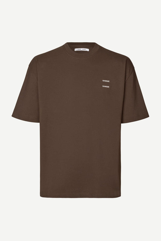 Dark Olive Green טי שירט קצרה לגברים Joel 11415 SAMSOE SAMSOE