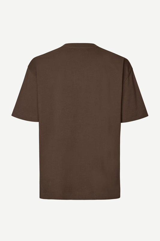 Dark Olive Green טי שירט קצרה לגברים Joel 11415 SAMSOE SAMSOE