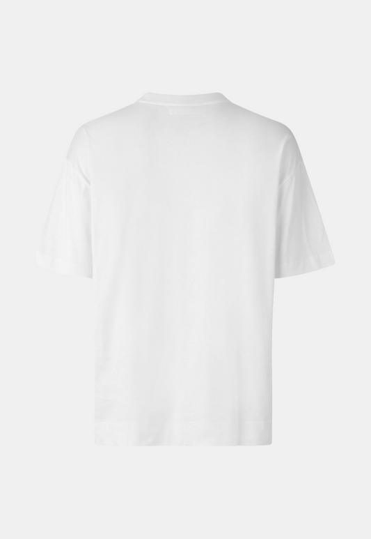 White Smoke טי שירט קצרה לגברים Joel SAMSOE SAMSOE