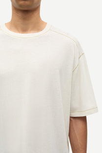 Light Gray טי שירט קצרה לגברים Sagreg SAMSOE SAMSOE