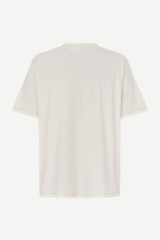 Light Gray טי שירט קצרה לגברים Sagreg SAMSOE SAMSOE