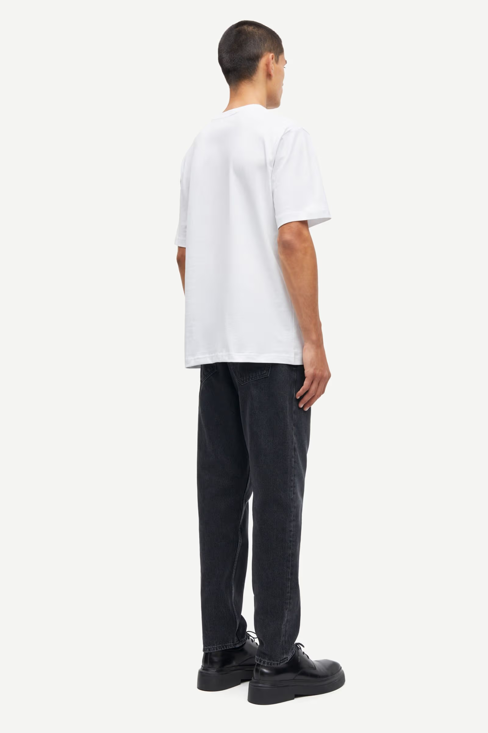 White Smoke טי שירט קצרה לגברים Saotto SAMSOE SAMSOE